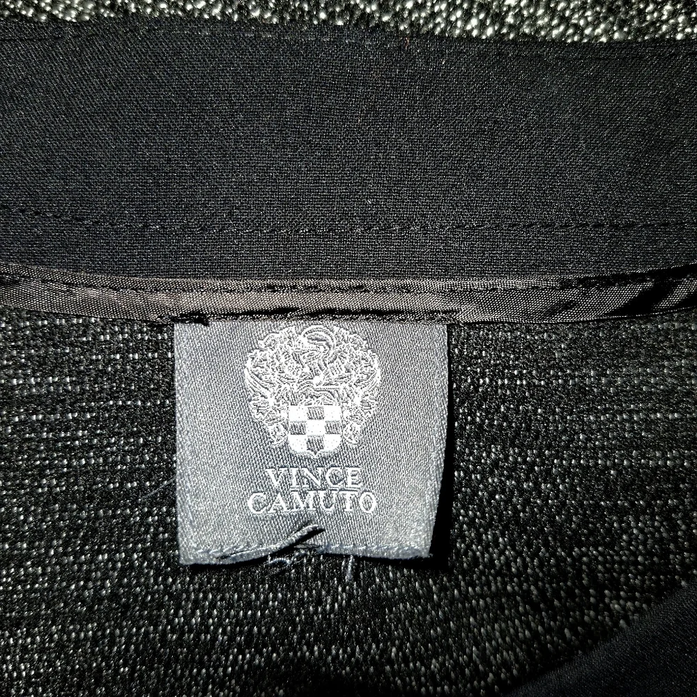 Vince Camuto Grey Black Tweed Blazer Jacket - Picture 6 of 6